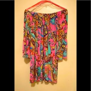 R Rouge off shoulder dress